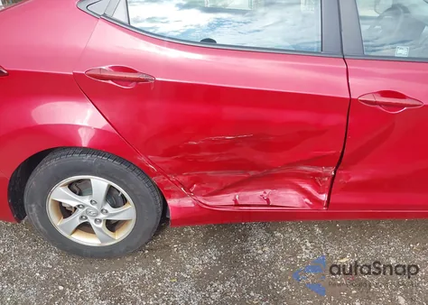 2014 Hyundai Elantra Se from USA, damaged, VIN KMHDH4AE8EU160991